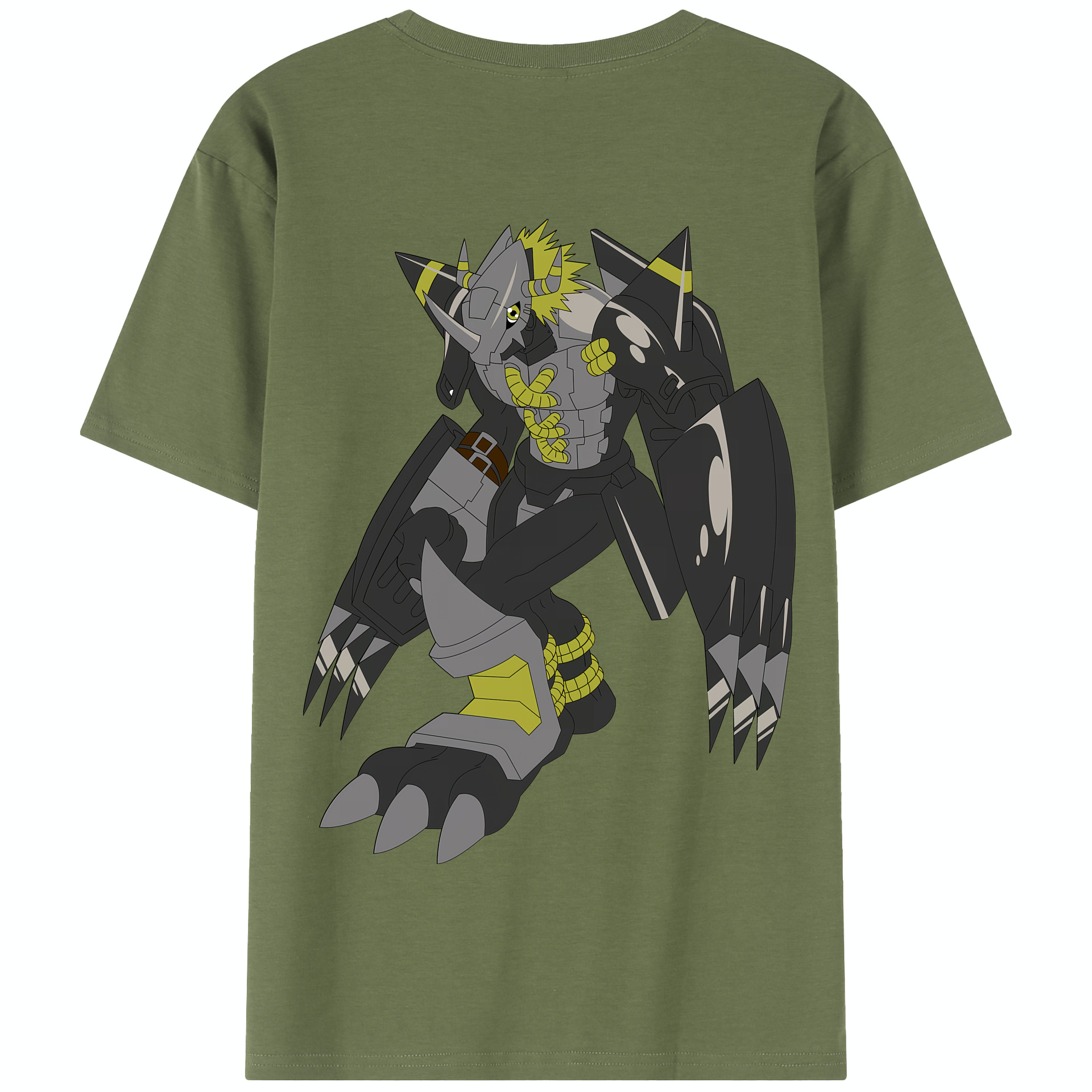 （画像用） Digimon デジタルモンスター/デジモン 綿100％半袖Tシャツ（背面プリント）